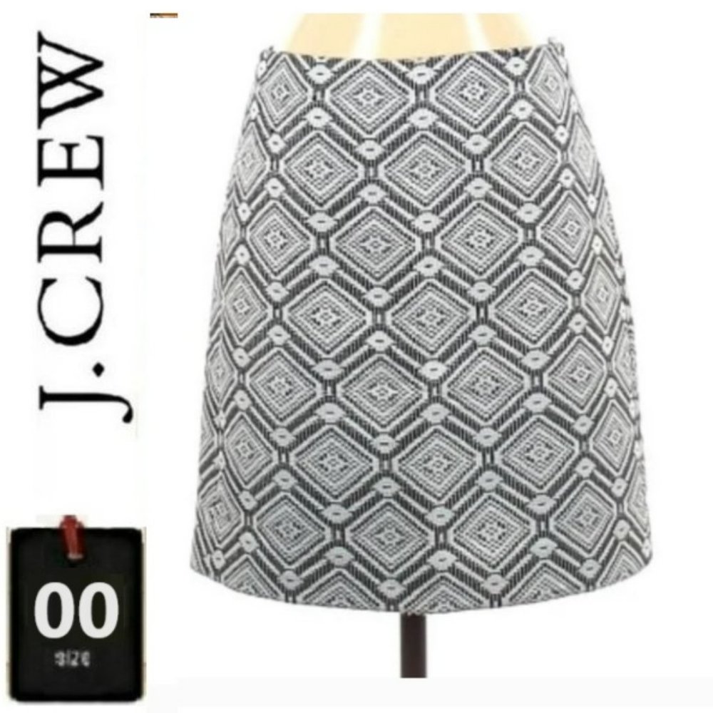J. CREW tribal mini skirt,  size 00